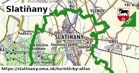 ikona Turistická mapa turisticky-atlas v slatinany