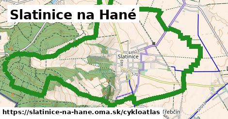 ikona Slatinice na Hané: 2,9 km trás cykloatlas v slatinice-na-hane
