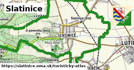 ikona Turistická mapa turisticky-atlas v slatinice
