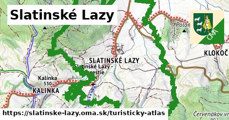 ikona Turistická mapa turisticky-atlas v slatinske-lazy