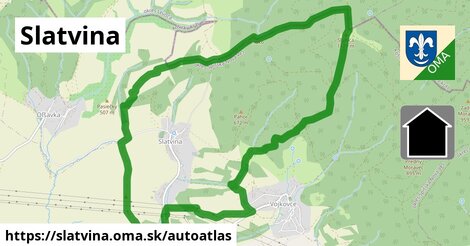 ikona Mapa autoatlas v slatvina