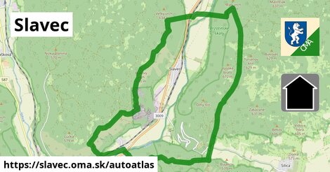 ikona Mapa autoatlas v slavec