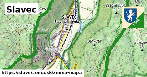 ikona Zimná mapa zimna-mapa v slavec