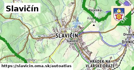 ikona Mapa autoatlas v slavicin