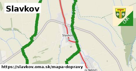 ikona Mapa dopravy mapa-dopravy v slavkov