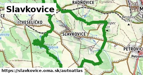 ikona Mapa autoatlas v slavkovice