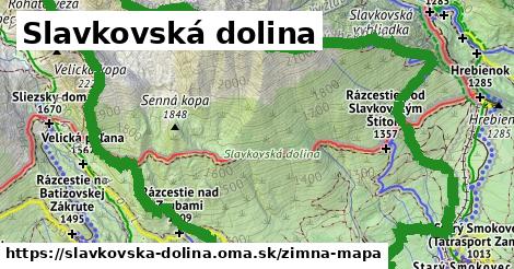 ikona Zimná mapa zimna-mapa v slavkovska-dolina