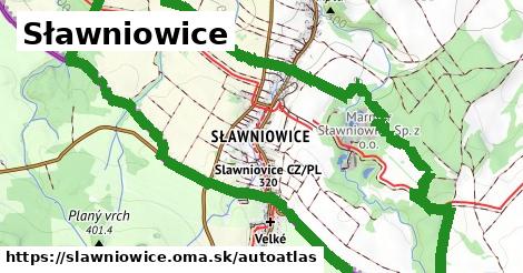 ikona Mapa autoatlas v slawniowice