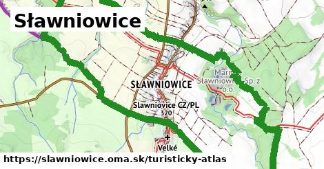 ikona Turistická mapa turisticky-atlas v slawniowice
