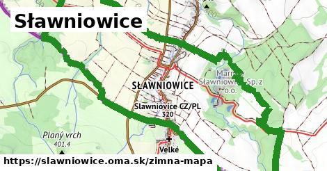 ikona Zimná mapa zimna-mapa v slawniowice