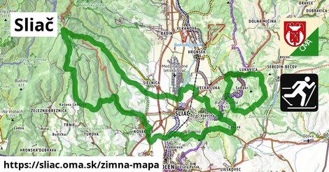 ikona Zimná mapa zimna-mapa v sliac