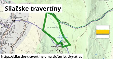 ikona Turistická mapa turisticky-atlas v sliacske-travertiny