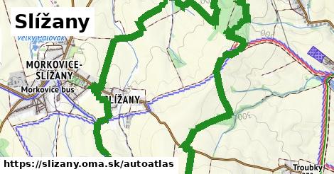 ikona Mapa autoatlas v slizany