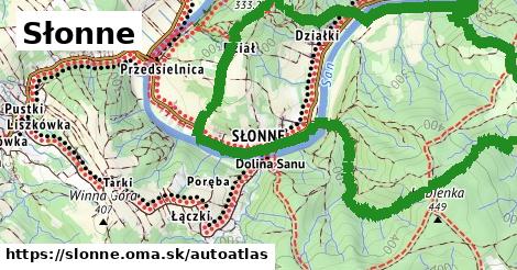 ikona Mapa autoatlas v slonne