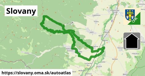 ikona Mapa autoatlas v slovany