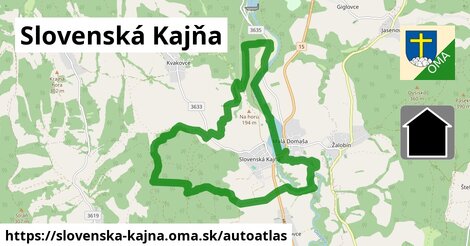 ikona Mapa autoatlas v slovenska-kajna