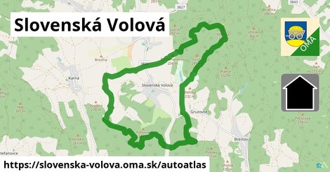 ikona Mapa autoatlas v slovenska-volova