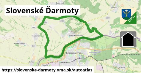 ikona Mapa autoatlas v slovenske-darmoty