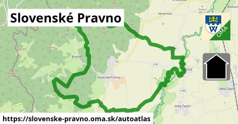 ulice v Slovenské Pravno