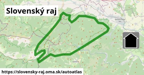 ikona Mapa autoatlas v slovensky-raj