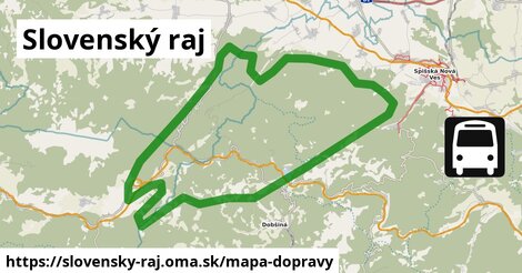 ikona Mapa dopravy mapa-dopravy v slovensky-raj