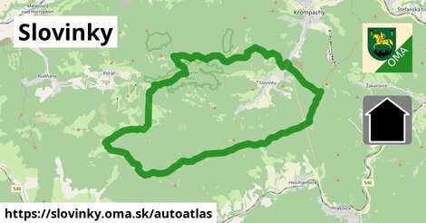 ikona Mapa autoatlas v slovinky