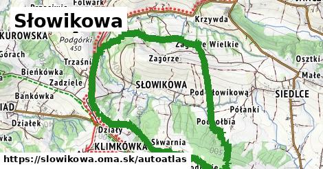 ikona Mapa autoatlas v slowikowa