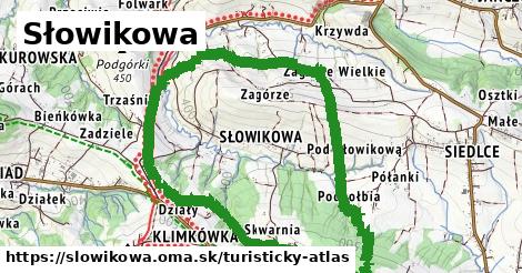 ikona Turistická mapa turisticky-atlas v slowikowa