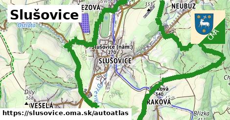 ikona Mapa autoatlas v slusovice