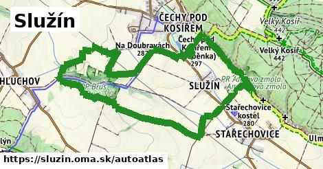 ikona Mapa autoatlas v sluzin