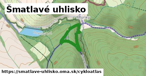 ikona Šmatlavé uhlisko: 466 m trás cykloatlas v smatlave-uhlisko