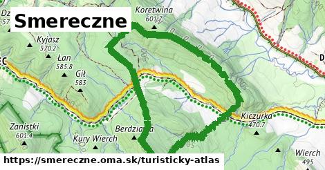 ikona Turistická mapa turisticky-atlas v smereczne