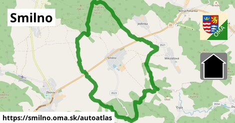 ikona Mapa autoatlas v smilno