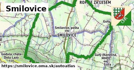 ikona Mapa autoatlas v smilovice