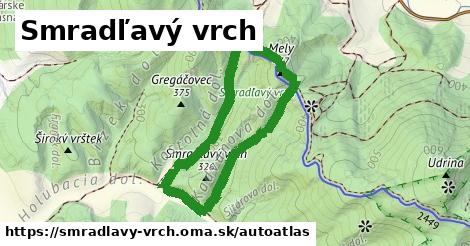 ulice v Smradľavý vrch