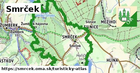 ikona Turistická mapa turisticky-atlas v smrcek