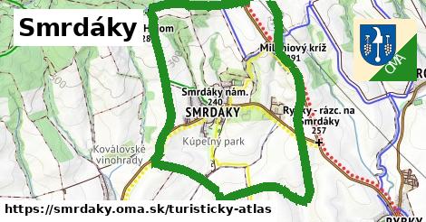 ikona Turistická mapa turisticky-atlas v smrdaky