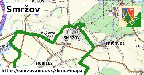 ikona Zimná mapa zimna-mapa v smrzov