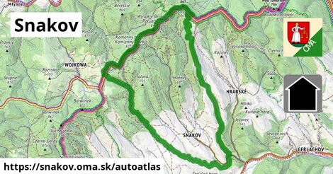 ikona Mapa autoatlas v snakov