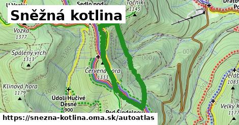 ikona Mapa autoatlas v snezna-kotlina