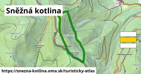 ikona Turistická mapa turisticky-atlas v snezna-kotlina