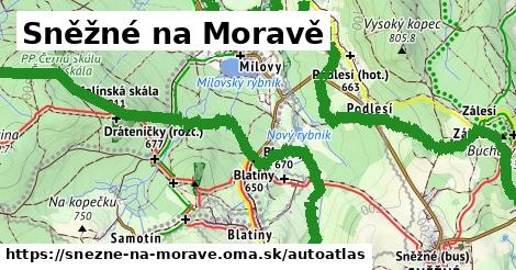 ikona Mapa autoatlas v snezne-na-morave