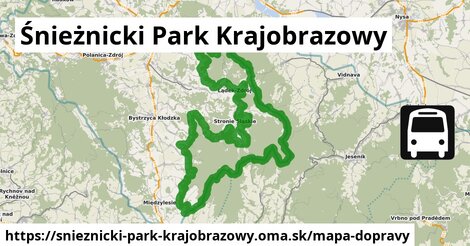 ikona Mapa dopravy mapa-dopravy v snieznicki-park-krajobrazowy