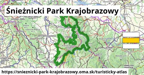 ikona Turistická mapa turisticky-atlas v snieznicki-park-krajobrazowy