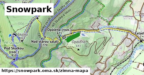 ikona Zimná mapa zimna-mapa v snowpark