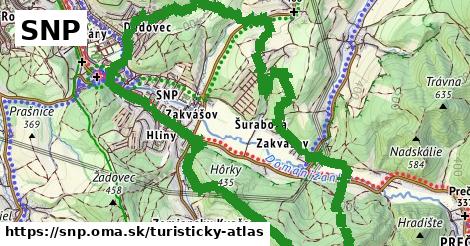 ikona Turistická mapa turisticky-atlas v snp