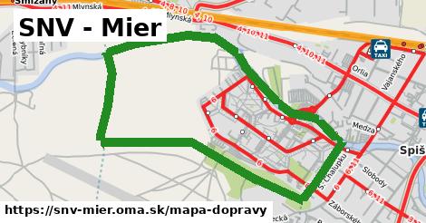 ikona Mapa dopravy mapa-dopravy v snv-mier
