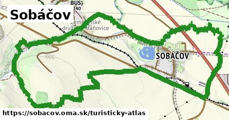 ikona Sobáčov: 0 m trás turisticky-atlas v sobacov