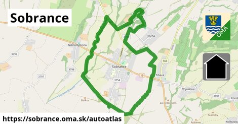 ikona Mapa autoatlas v sobrance