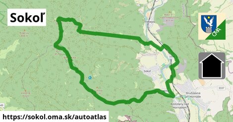 ikona Mapa autoatlas v sokol